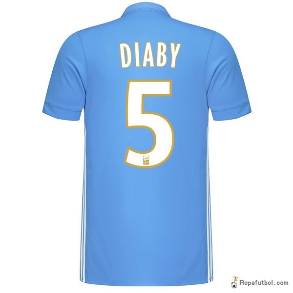 Camiseta Marsella Replica Segunda Ropa Diaby 2017/18